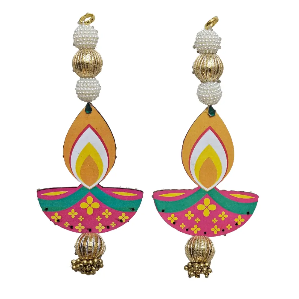 Festive Diya door hangings set for Diwali home decor
